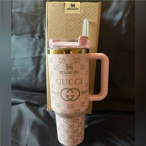 Stanley Pink 40 oz laser engraved Logo new in box
